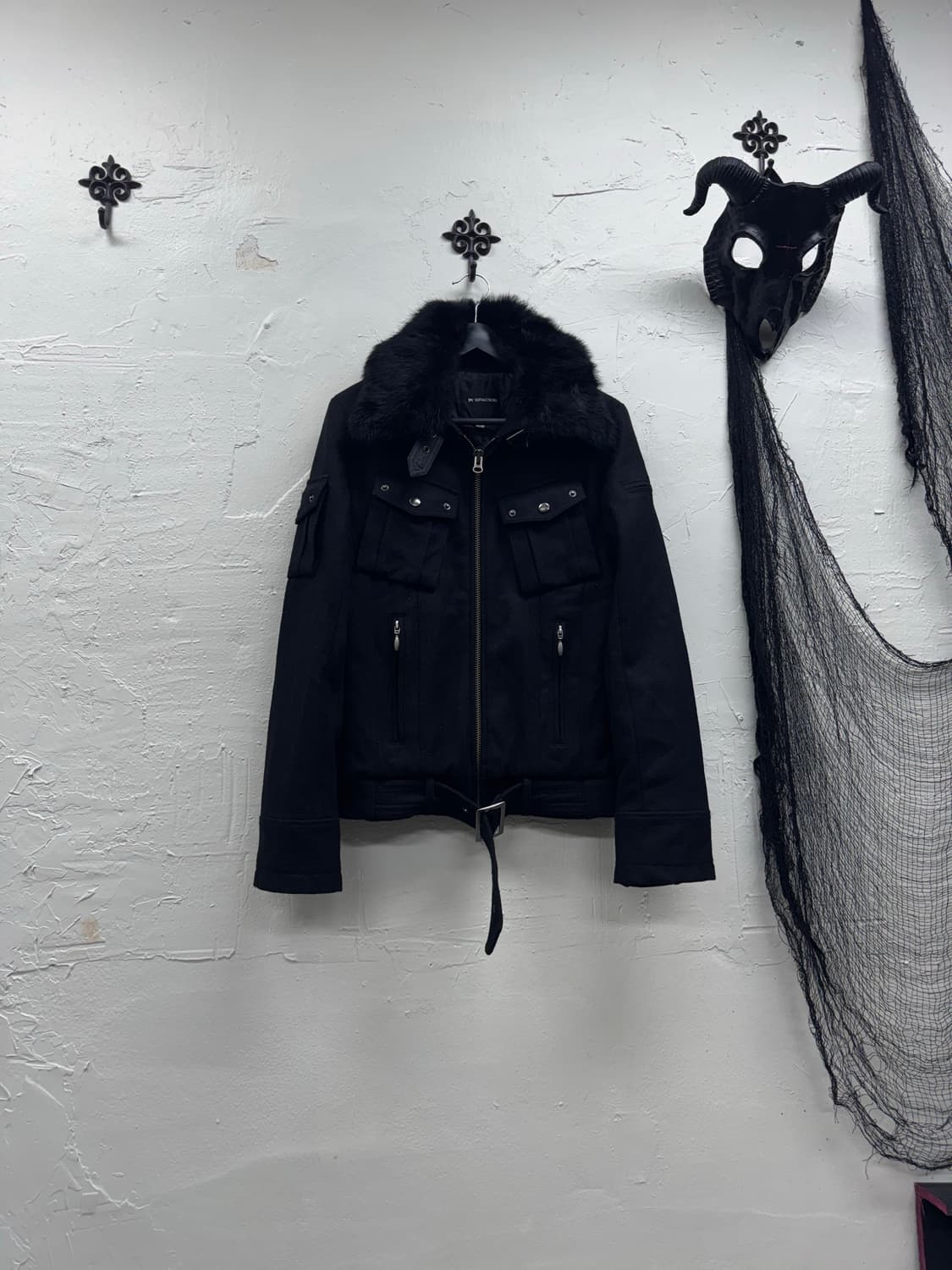 Buffalo bobs trimming fur wool rider jac 상품이미지2