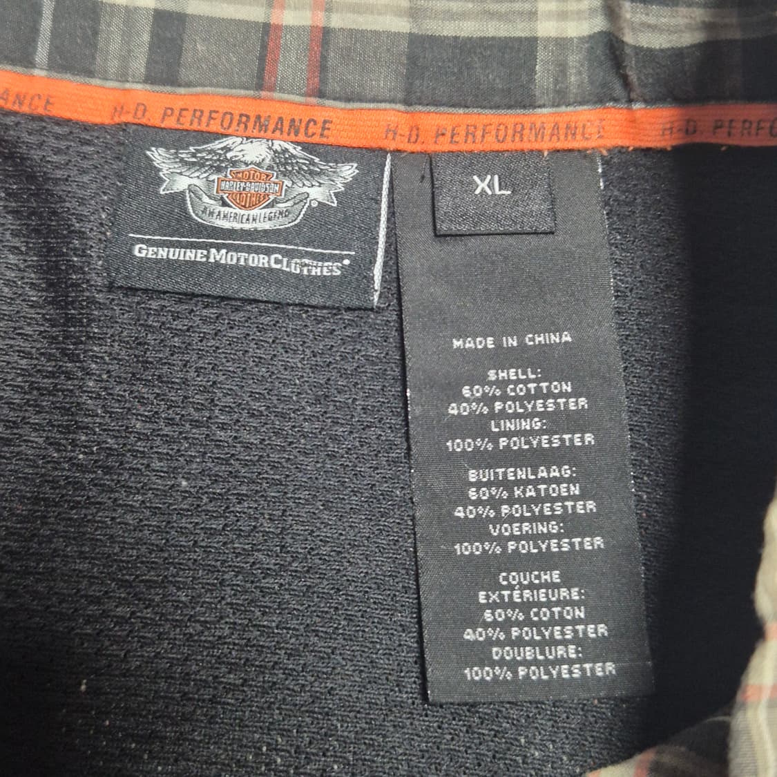 [XL] 할리데이비슨 반팔 체크셔츠 -535  상품이미지6