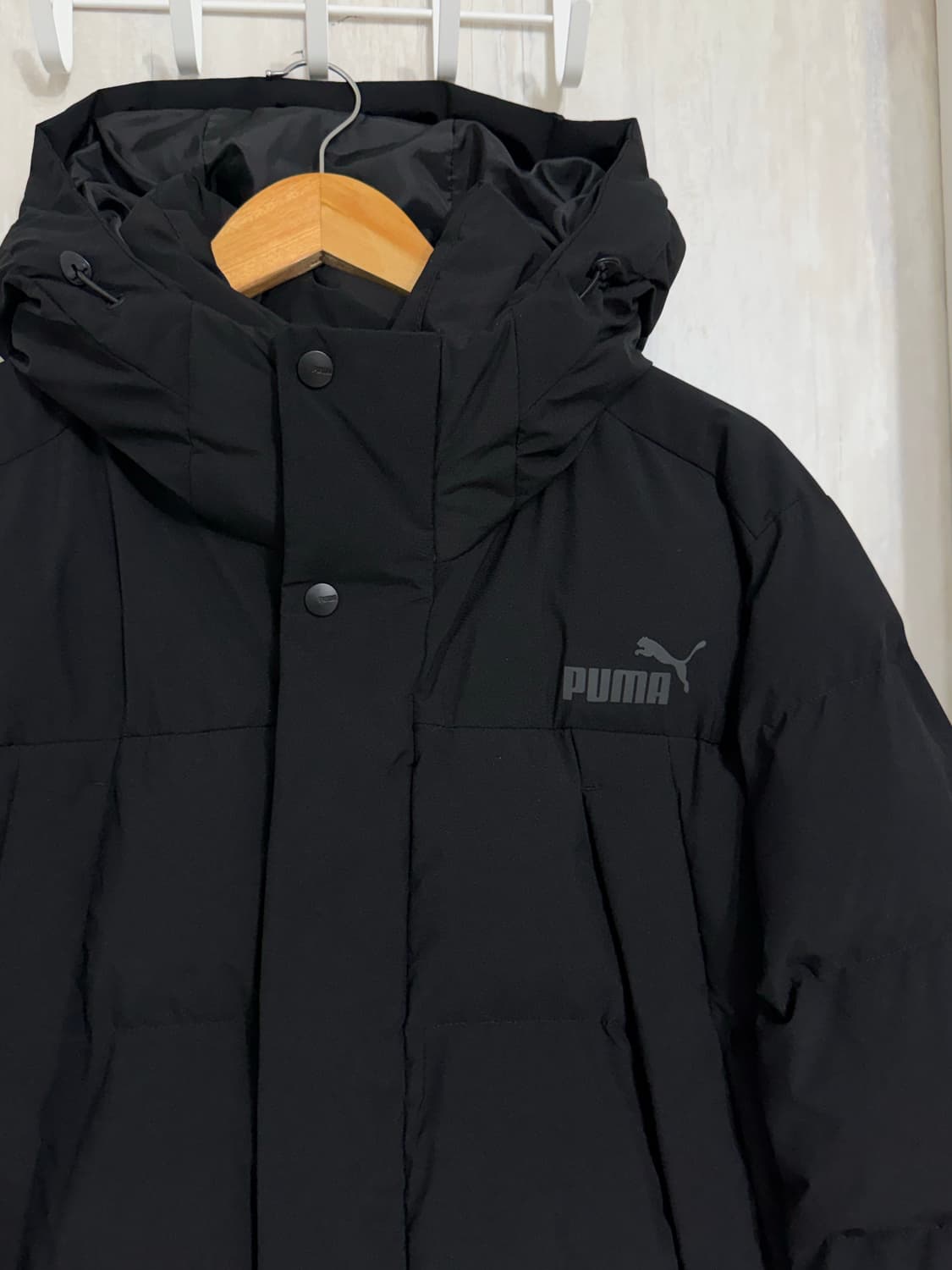 남성 M / 푸마 블랙 롱패딩 상품이미지3