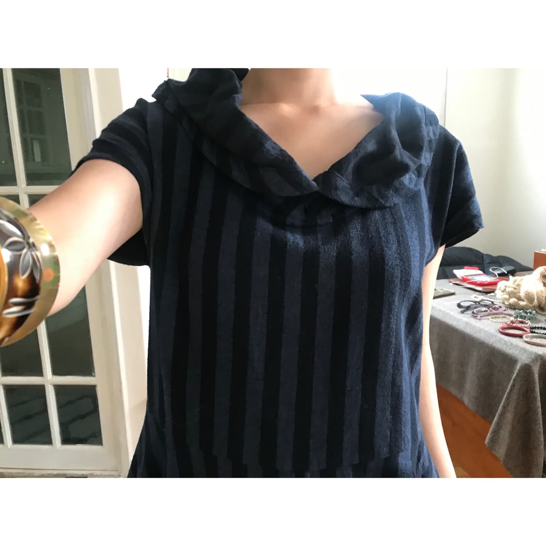 vintage stripe ballon one-piece 상품이미지7