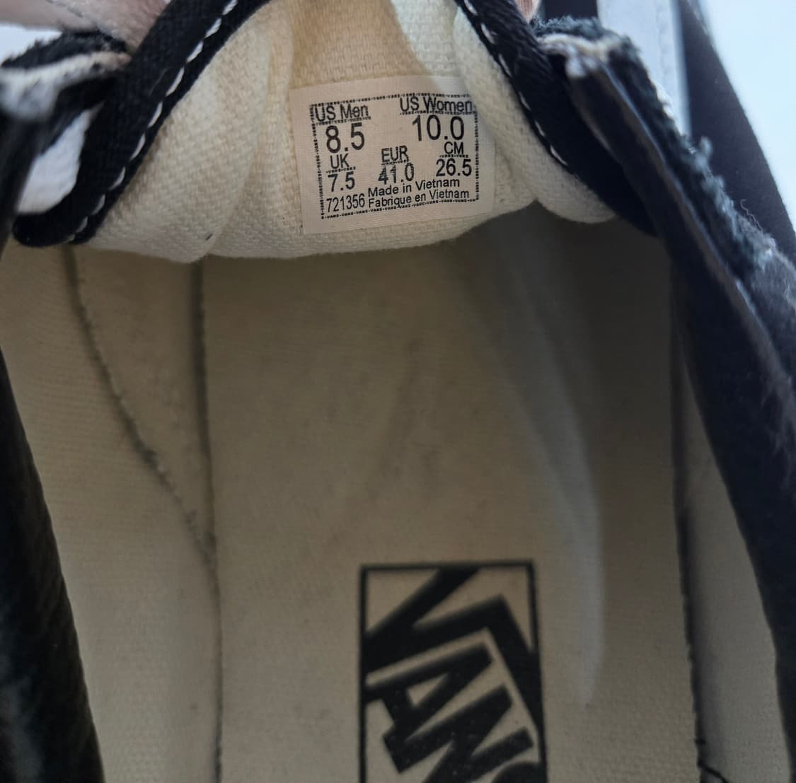 반스 올드스쿨 블랙 스니커즈 265mm 상품이미지8