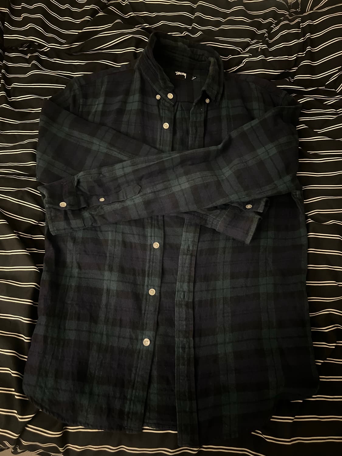 스투시 체크 셔츠 상품이미지1