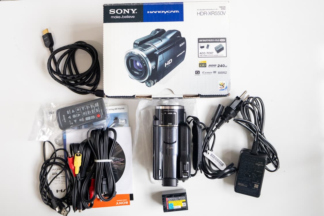 Sony HDR XR550V / 빈티지 디지털 캠코더 상품이미지9