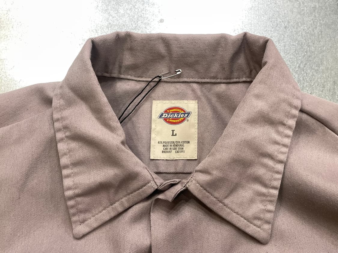 (L) Dickies 디키즈 반팔 워크 셔츠 그레이 상품이미지10