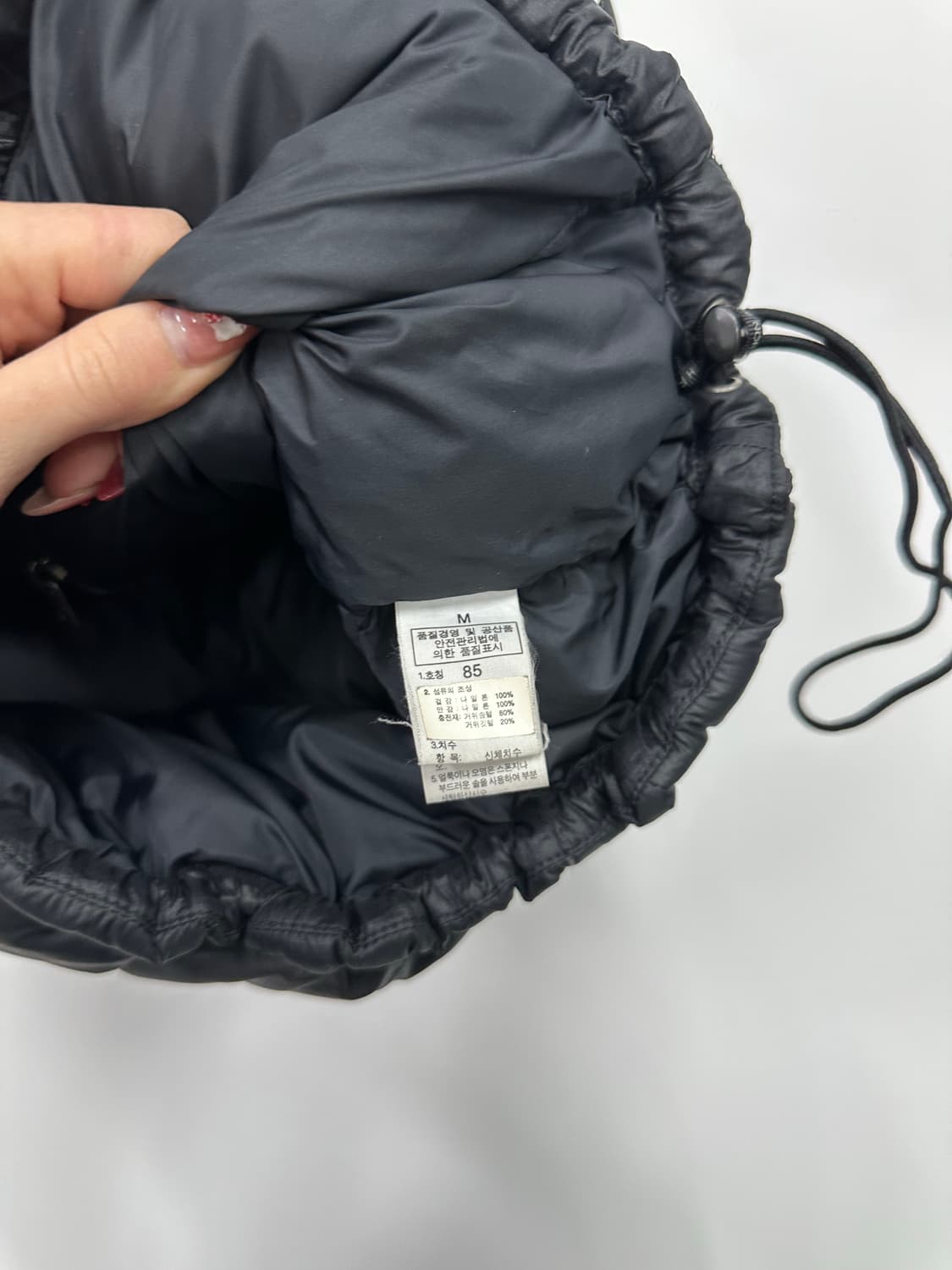 노스페이스 블랙 조끼패딩  상품이미지4