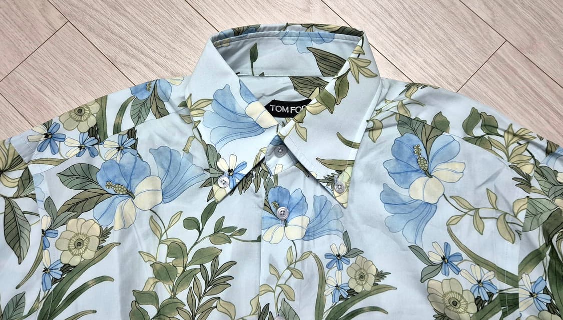 톰포드 TOM FORD 플로럴 라이오셀 셔츠 상품이미지2