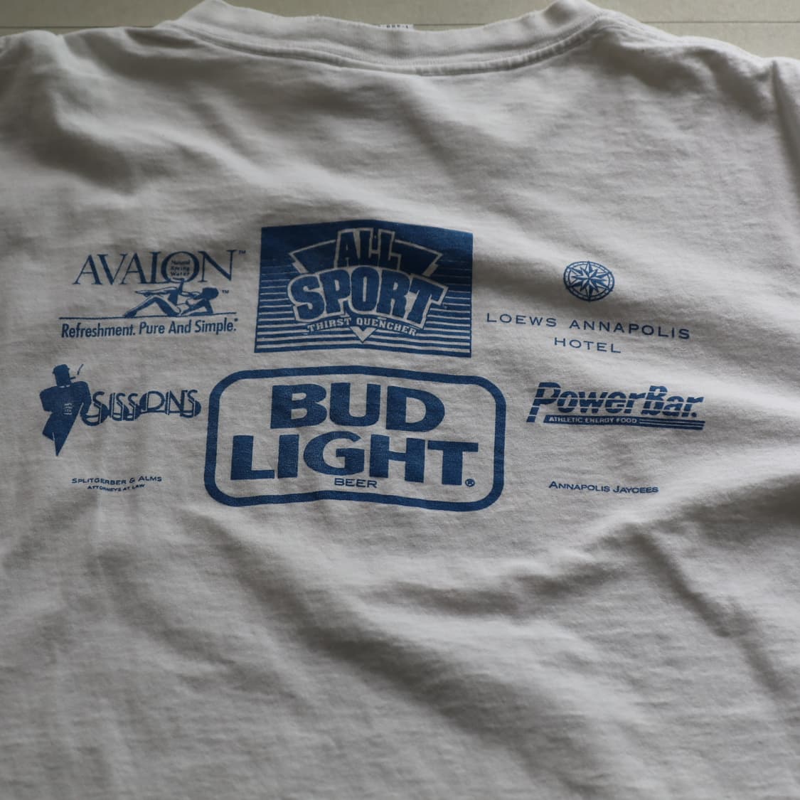 90s MADE IN USA 싱글스티치 빈티지 성조기 티셔츠 L 상품이미지7