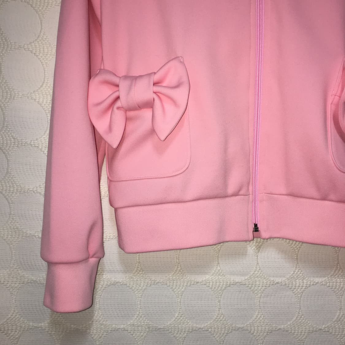 comme des garçons girl 2024fw 핑크 리본 져지 상품이미지5