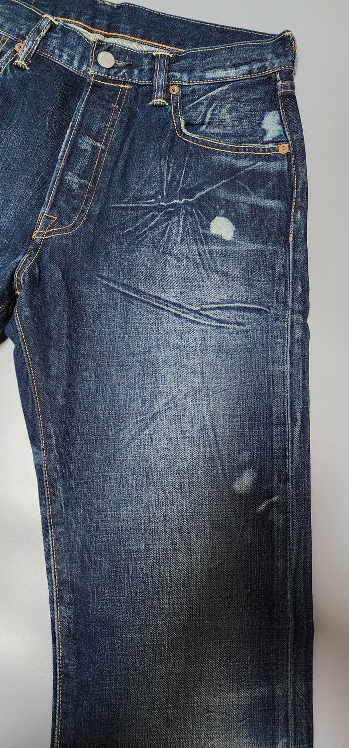 미착용_리바이스 501 셀비지 페인팅 (W30) levis 상품이미지6