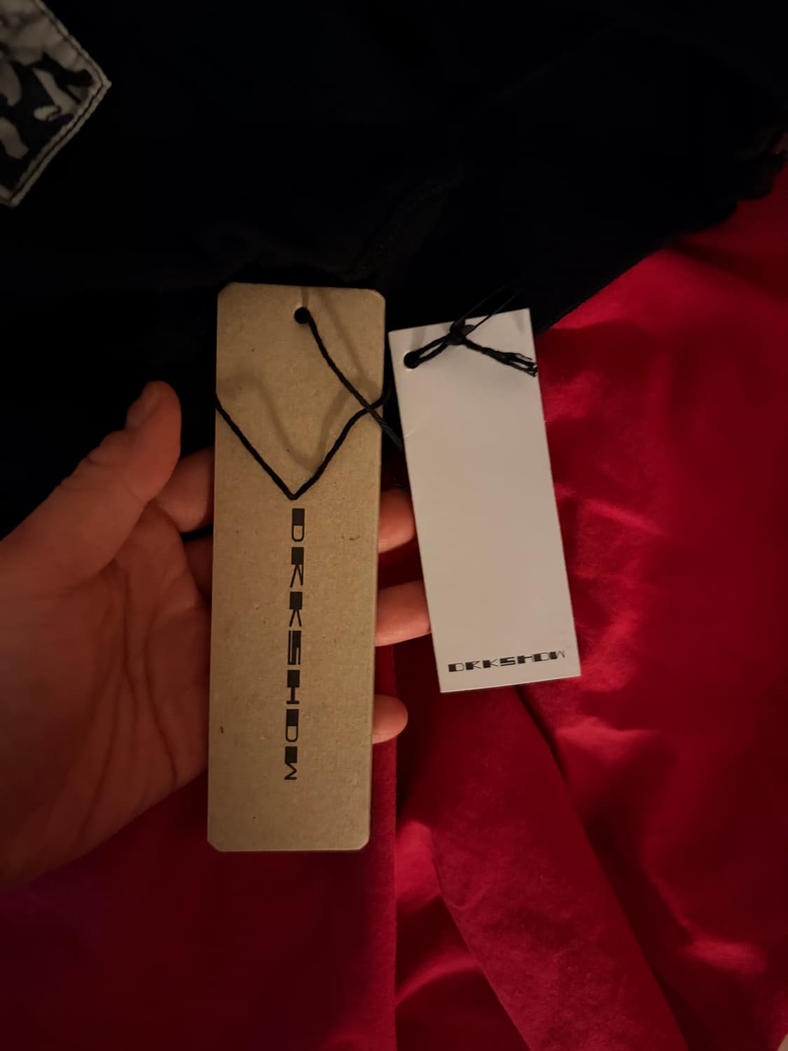 릭오웬스 다크쉐도우 사선 후드집업 상품이미지5