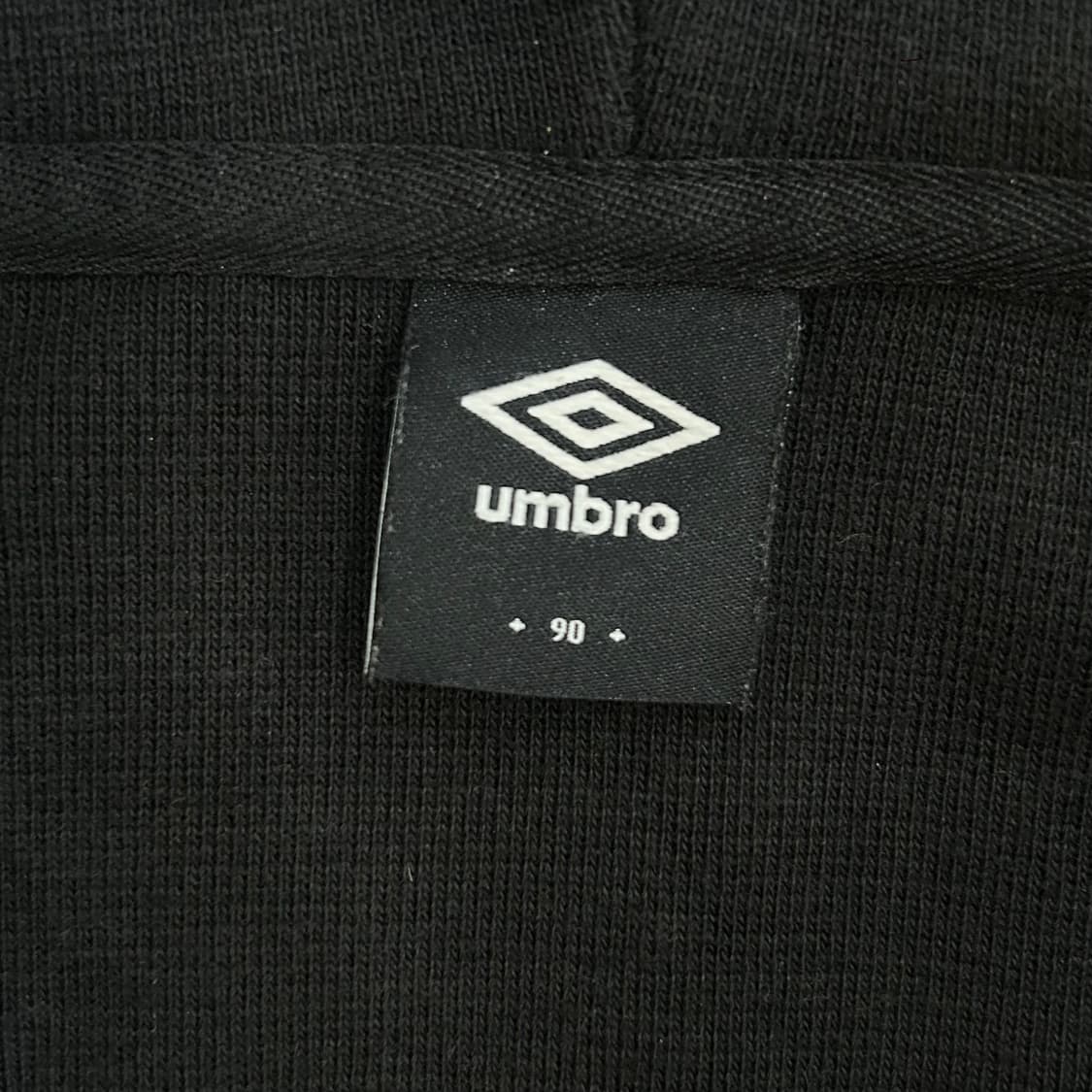 Umbro 엄브로 레터링 트랙 블랙 후드집업 상품이미지5