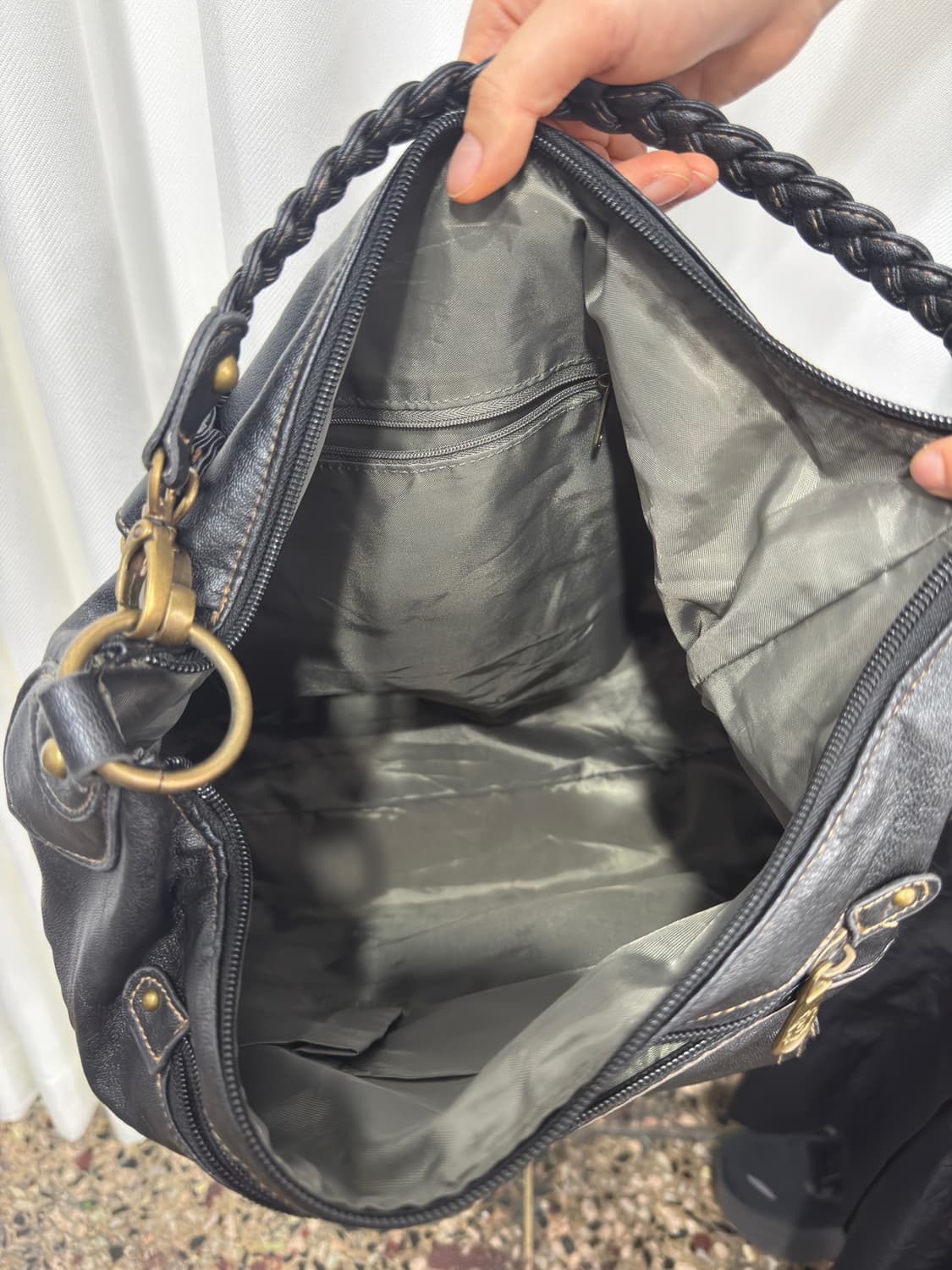 leather design shoulderbag 상품이미지5