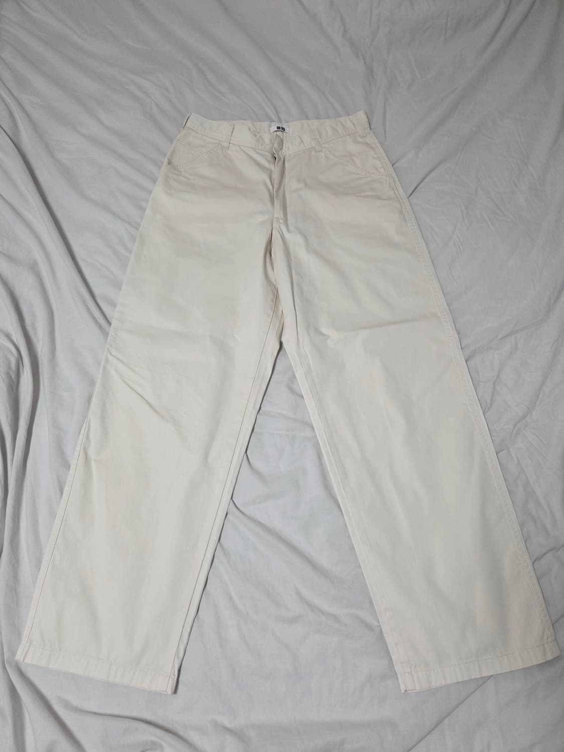 U 와이드핏 치노팬츠 30네추럴 76사이즈 상품이미지2