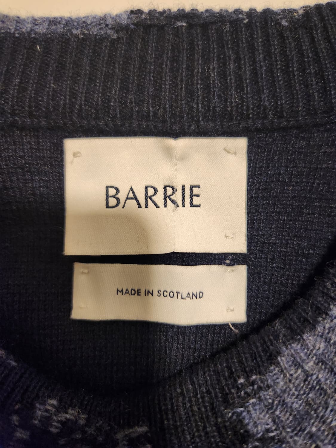 (정품)샤넬 배리 BARRIE 네이비 니트 상품이미지8