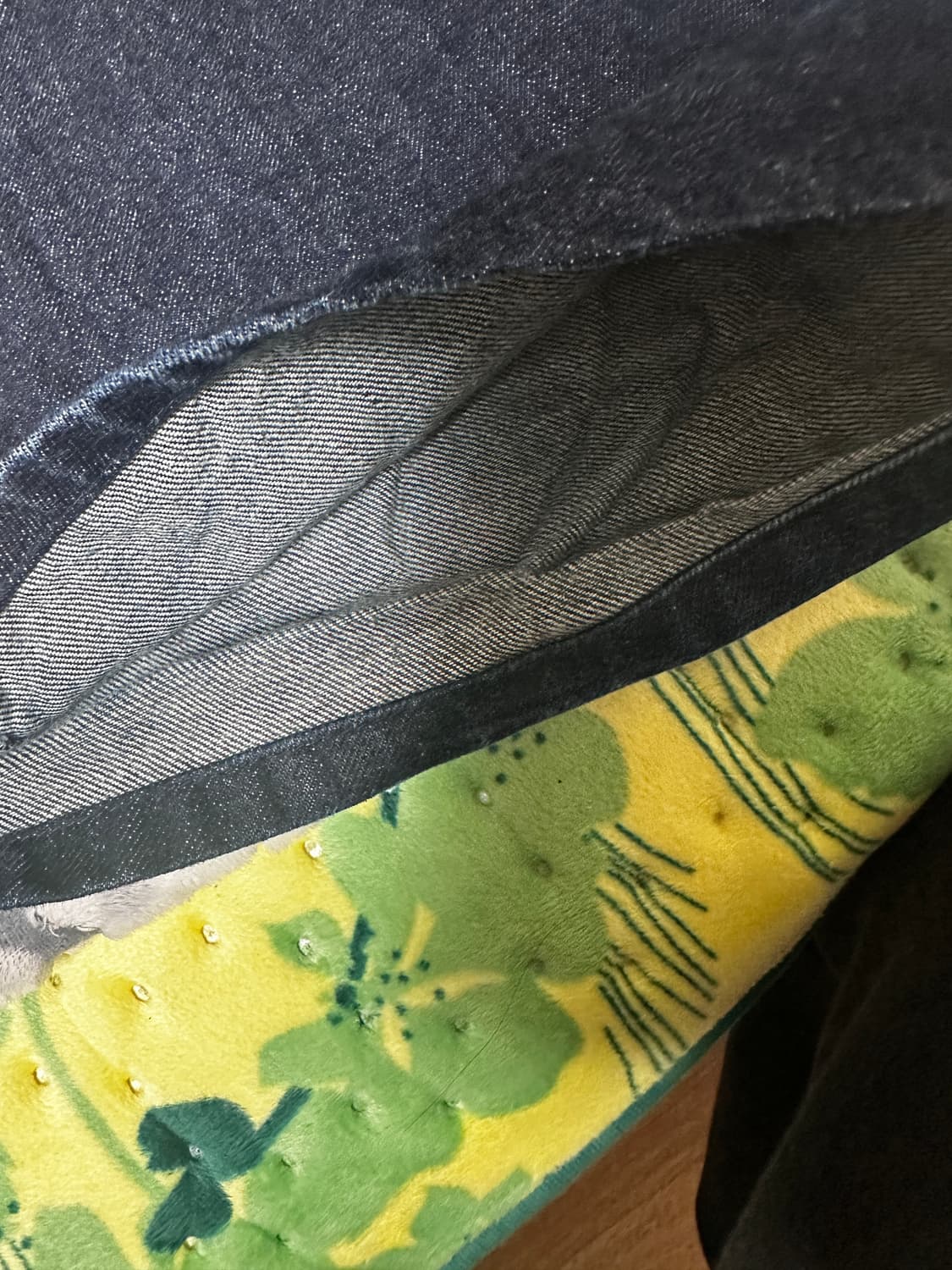 해칭룸 와이드 커브드진 인디고 3사이즈 팝니다. 상품이미지9