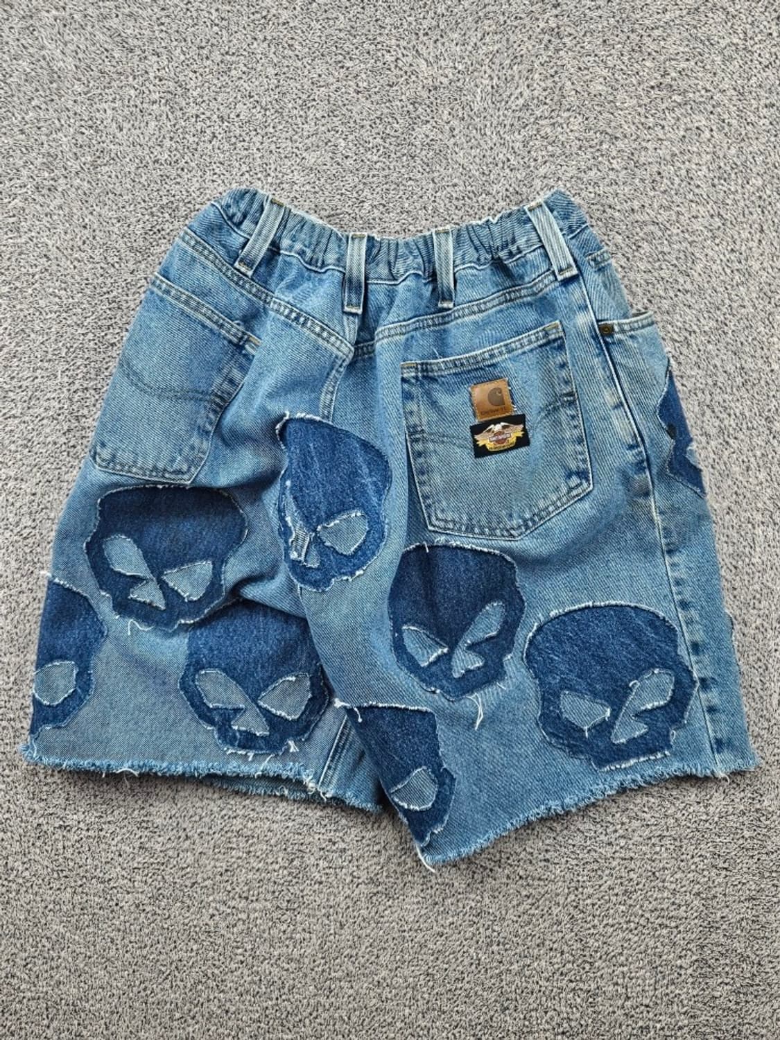 칼하트X할리데이비슨 커스텀 데님 쇼츠 반바지 ( 42" ) / 11645 상품이미지2