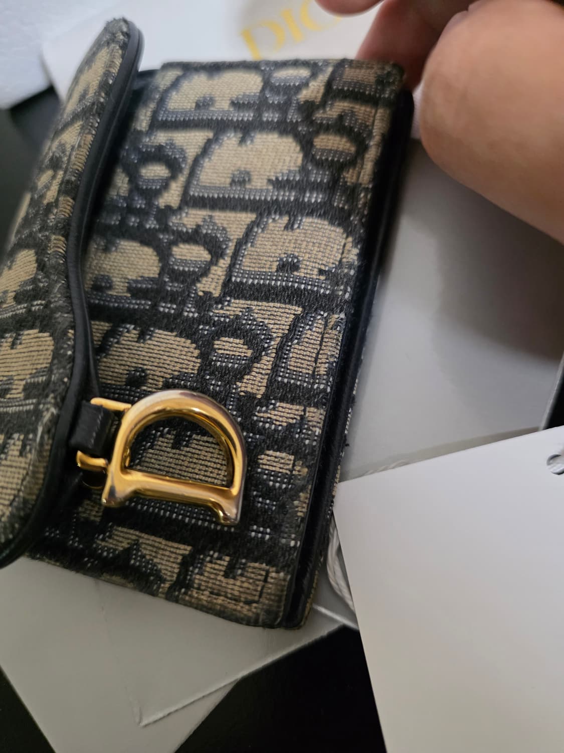 [풀구성]디올 오블리크 새들 여성 카드지갑 상품이미지6