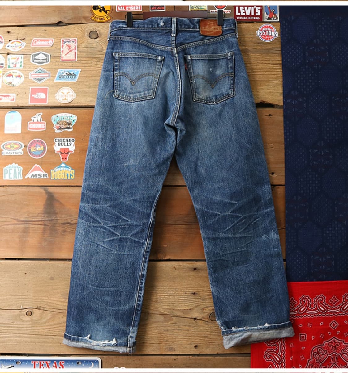 일본판 90s levis 리바이스 LVC 503BXX 빅E 셀비지 데님  상품이미지5