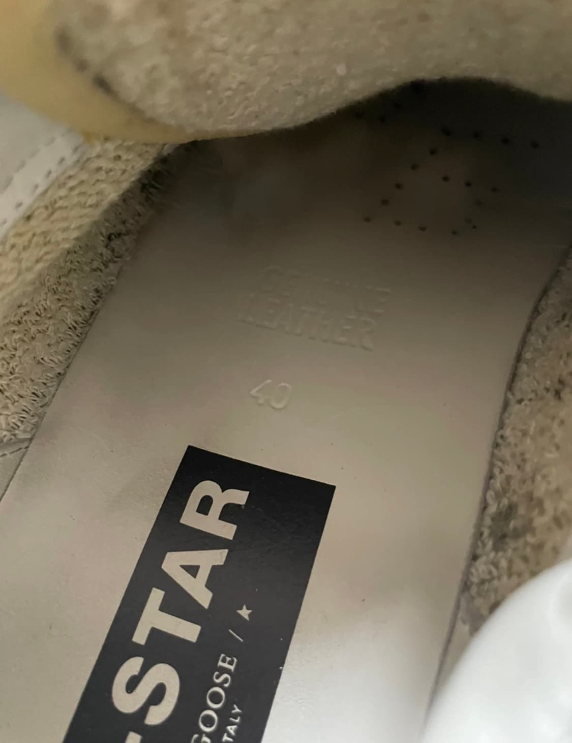 골든구스 DAD-STAR스니커즈 그레이 40(260-265) 상품이미지6