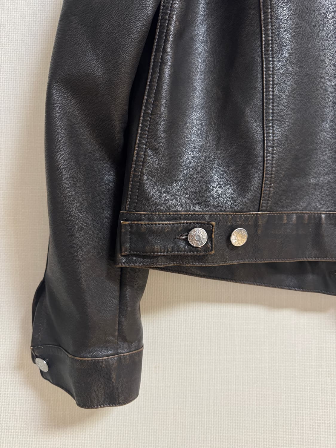 Sunflower 트러커 자켓 빈티지브라운 상품이미지7