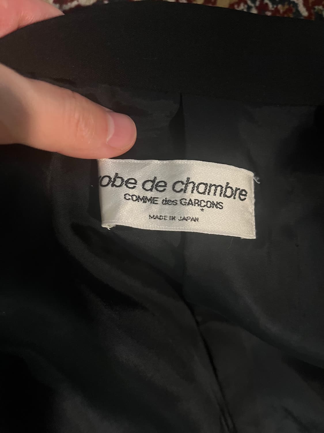 Comme des garcons 테일러드 스탠카라 코트 자켓 상품이미지4