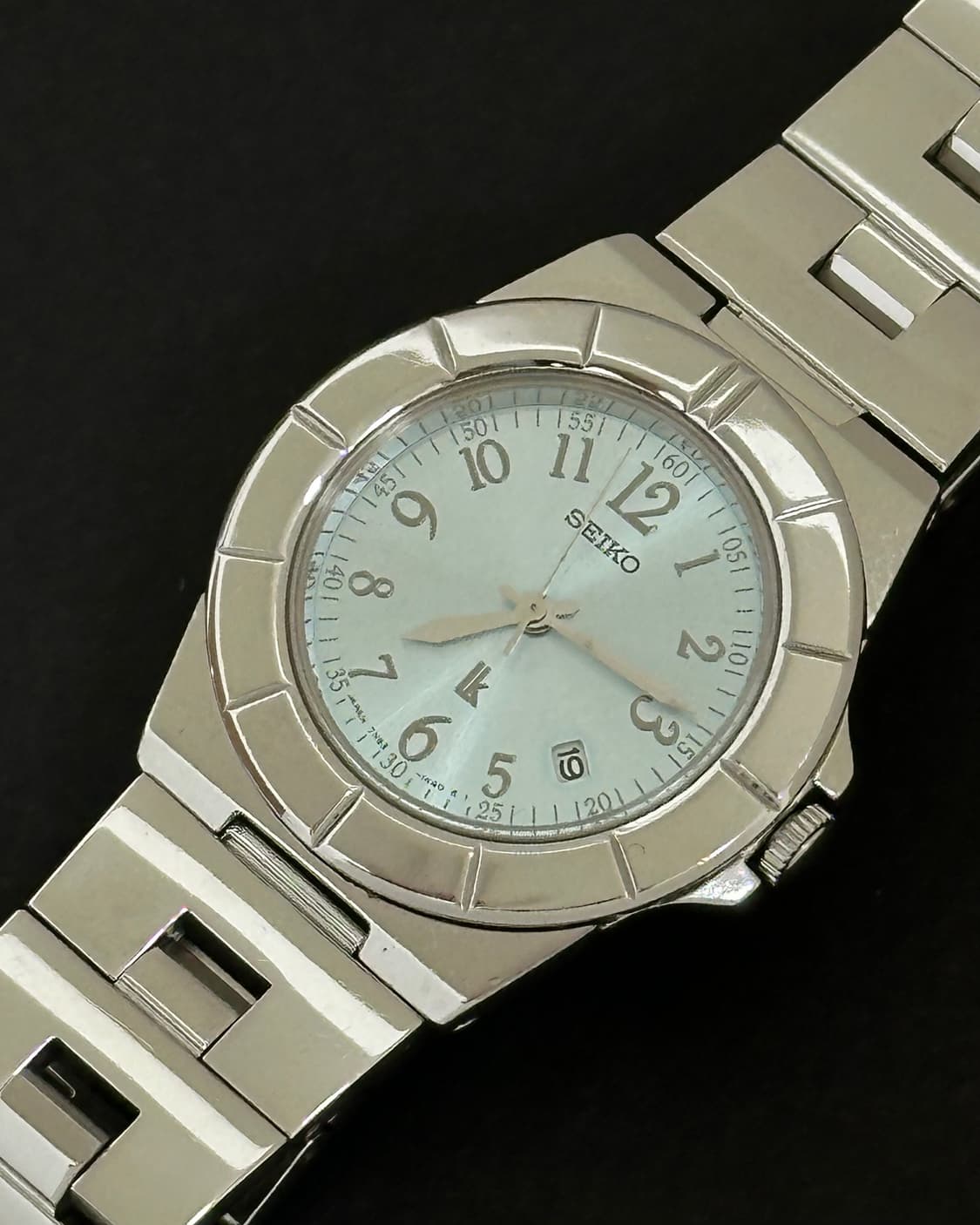 세이코 루키아 스카이블루 썬버스트 다이얼 시계 상품이미지6