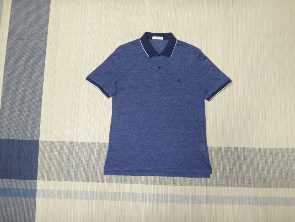 (2XL) 빈폴 BEANPOLE 딜라이트 린넨 카라 반팔티 상품이미지1