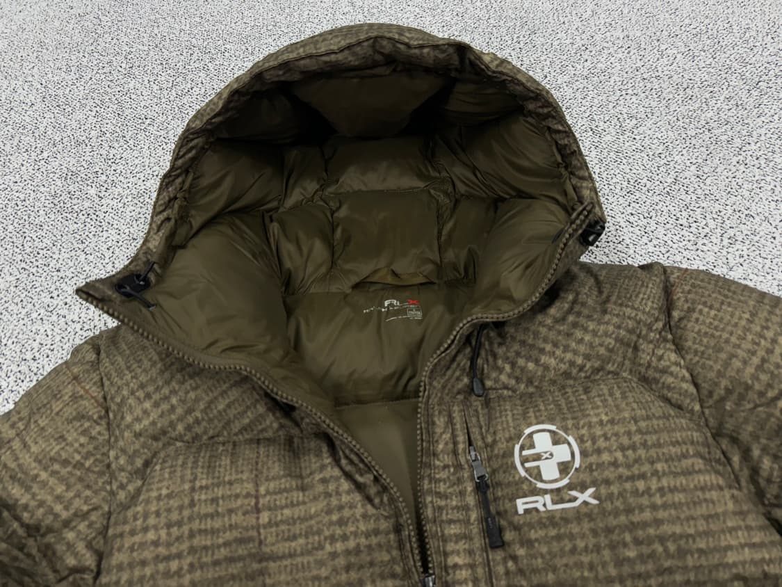 폴로 랄프로렌 RLX 글렌 플레이드 다운패딩 상품이미지4