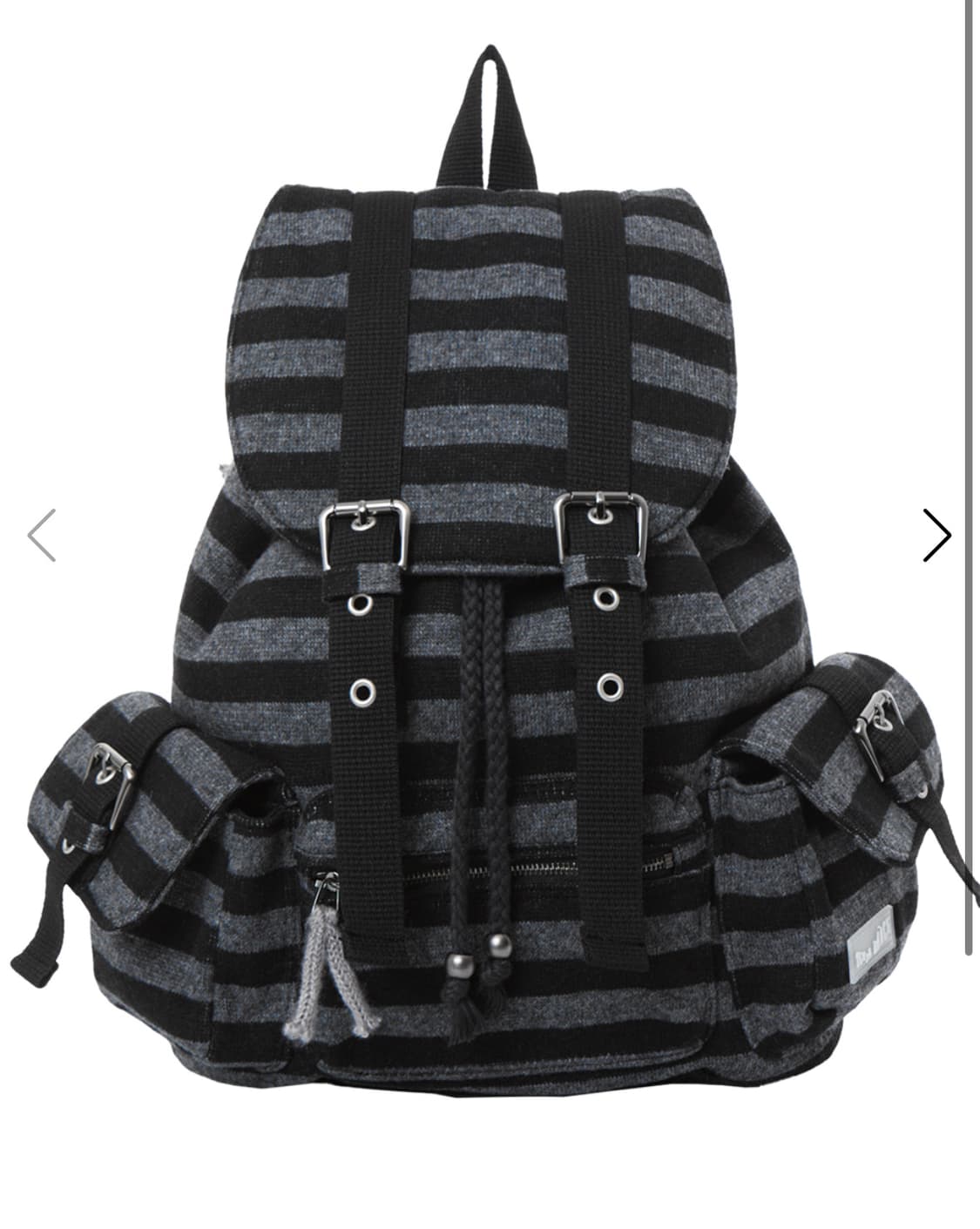 텐스댄스 탠스댄스 울 스트라이프 백팩 파히섬 상품이미지1