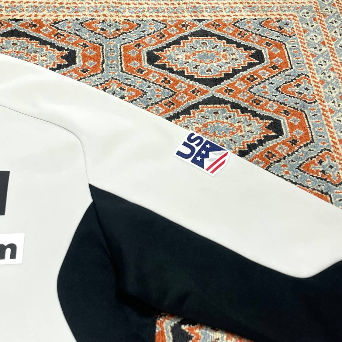 스파이더 US 스키 팀 화이트 유니폼 기모 맨투맨 남성L 상품이미지3