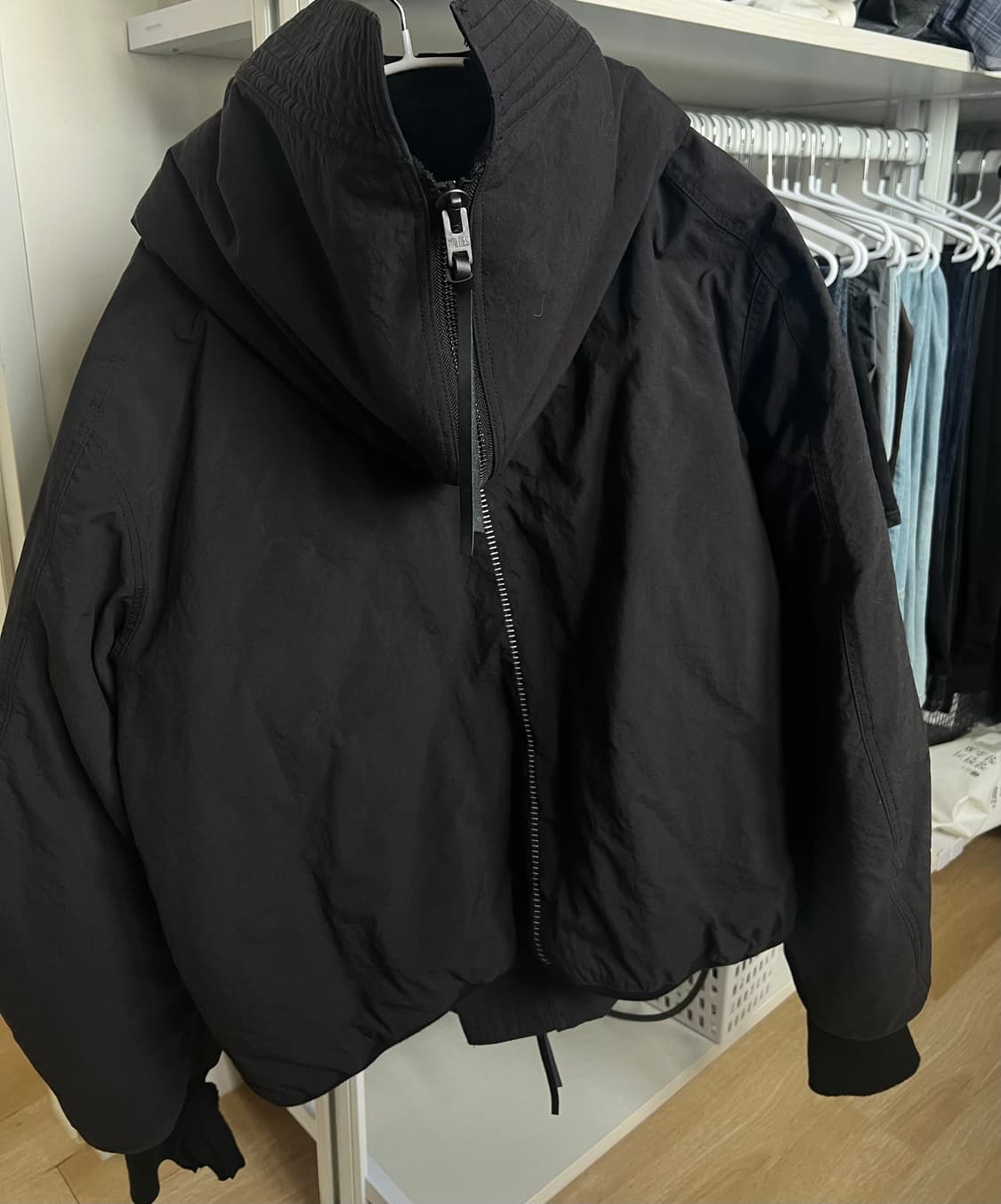 MINUS 플라이트 후드 봄버 2size 상품이미지7