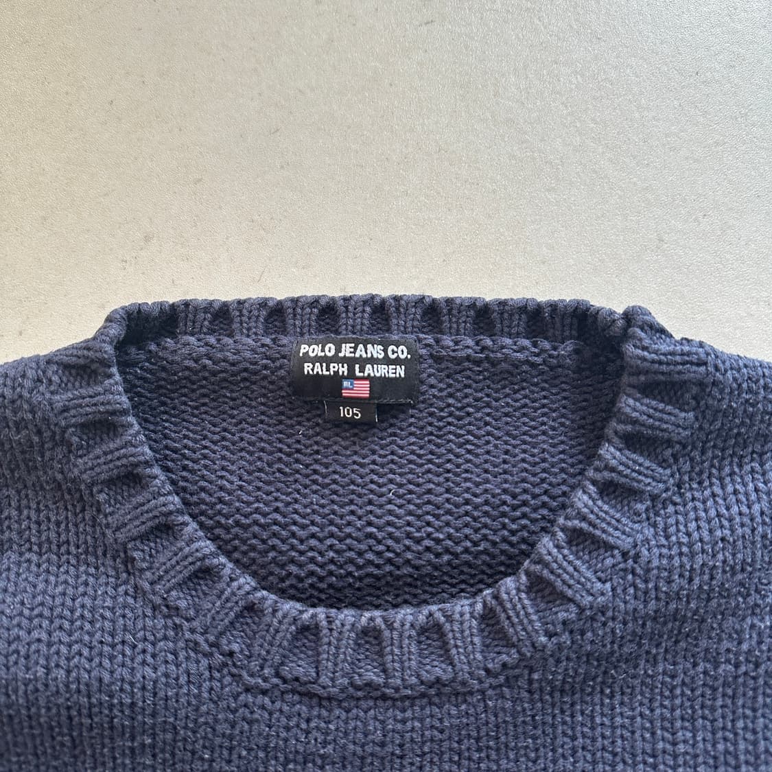 90s 폴로 진스 미국 성조기 니트 상품이미지3