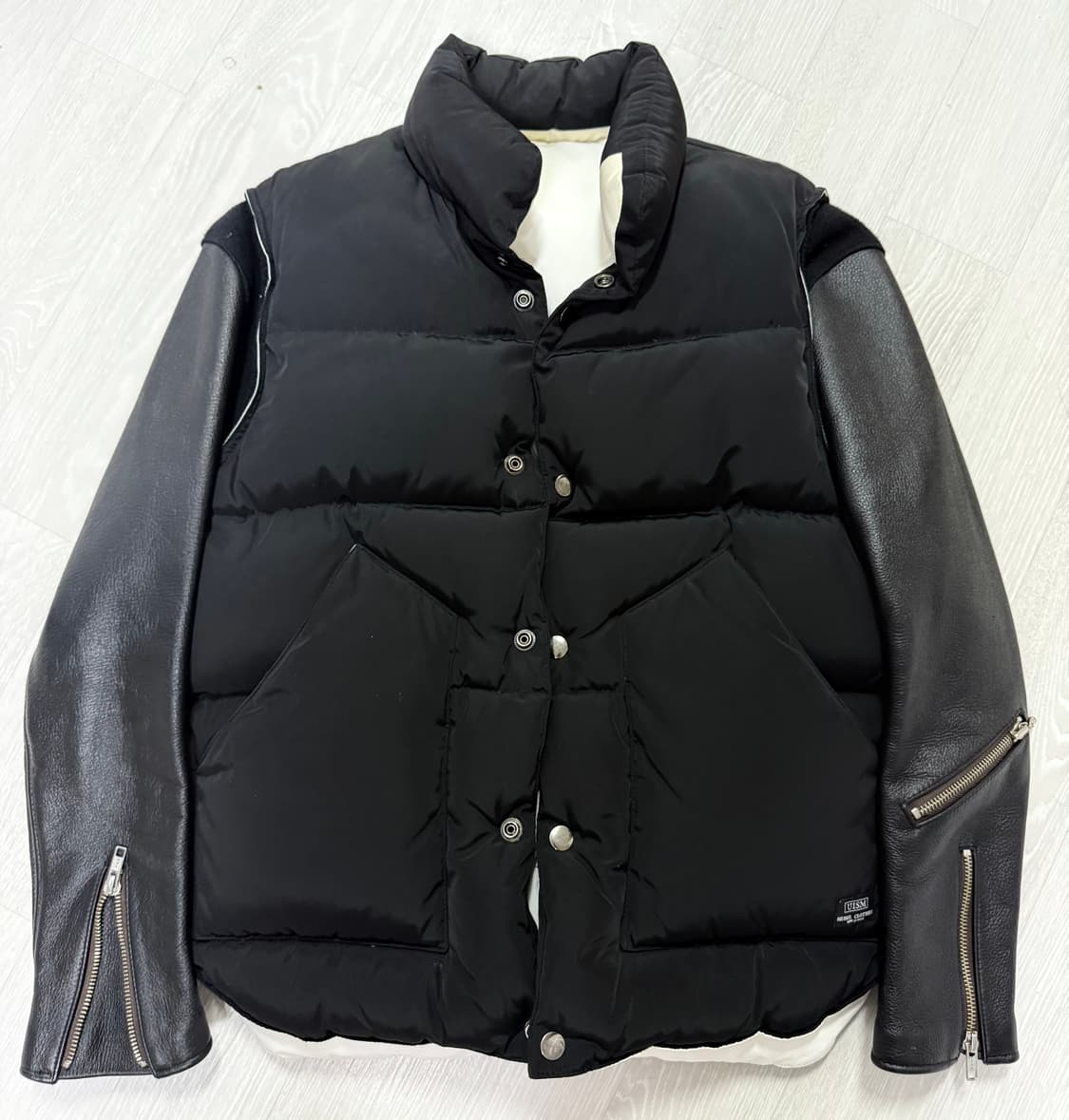 언더커버 08aw 레더슬리브 다운자켓 패딩 상품이미지1