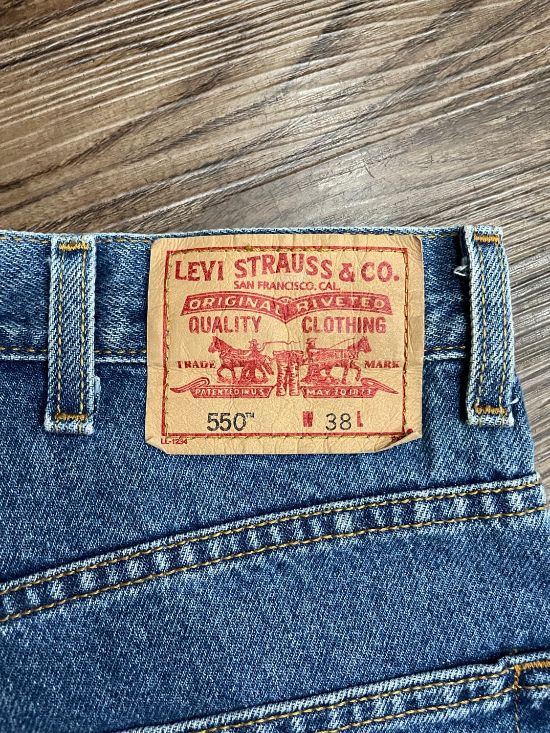 00s 리바이스 550 멕시코 릴렉시드 데님 쇼츠 상품이미지9