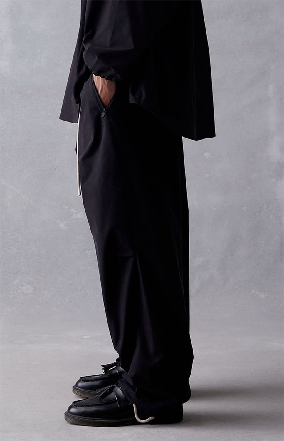 피어오브갓 에센셜 더 블랙 컬렉션 릴렉스드 팬츠 제트 블랙 M사이즈 상품이미지2