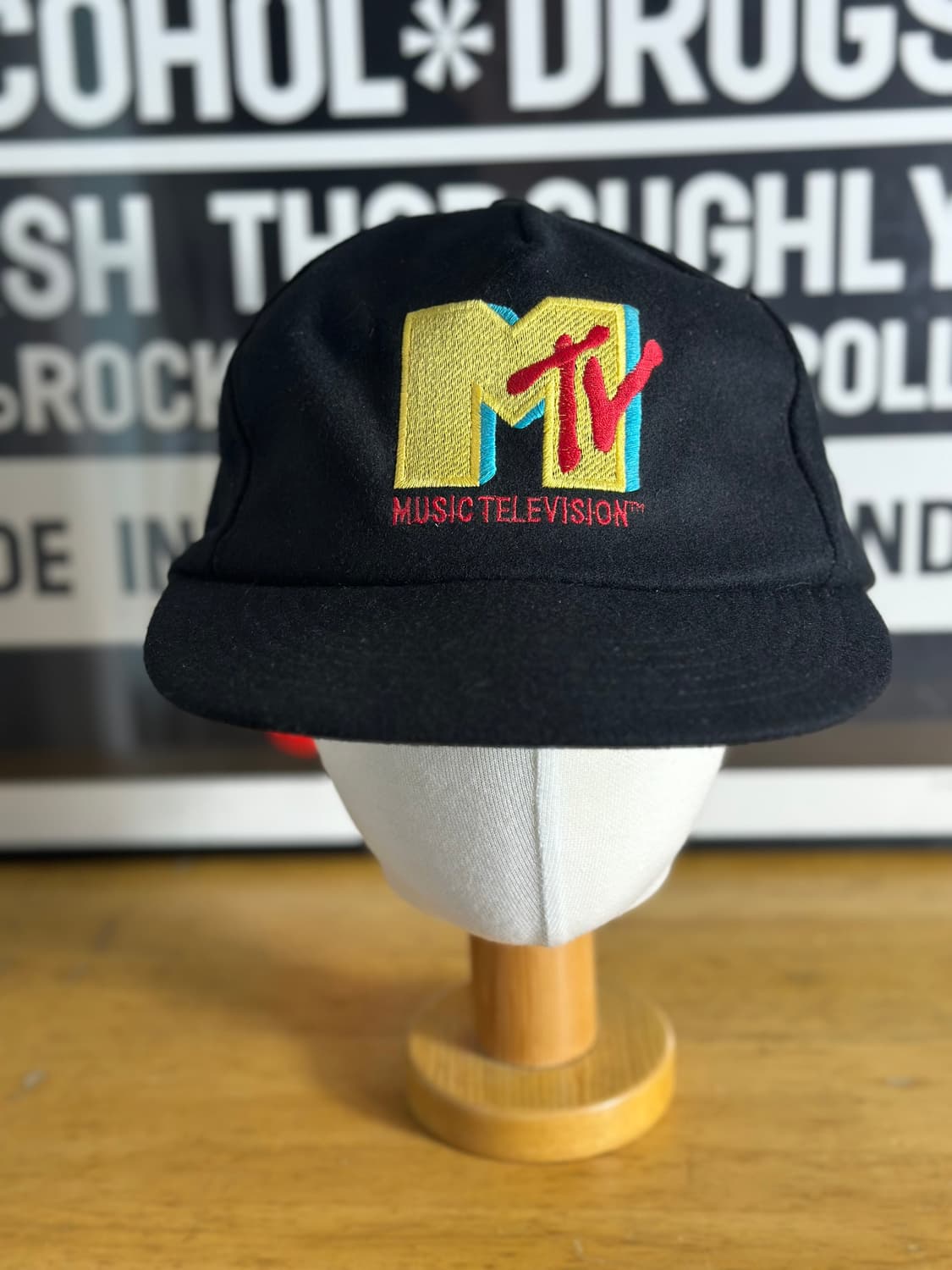 80s Mtv 빈티지 울 모자 상품이미지1
