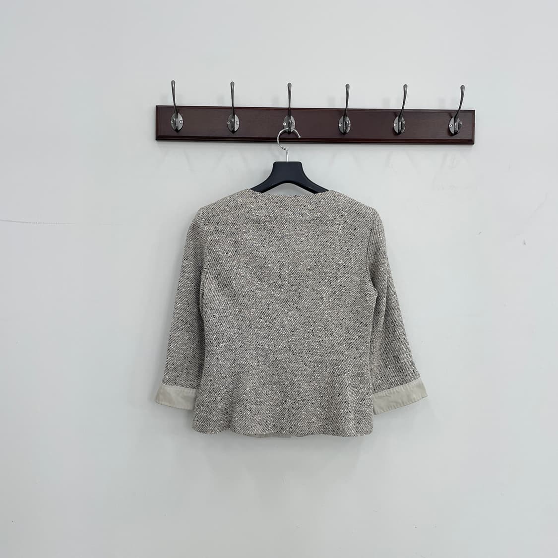 막스마라 트위드 논카라 자켓 상품이미지7