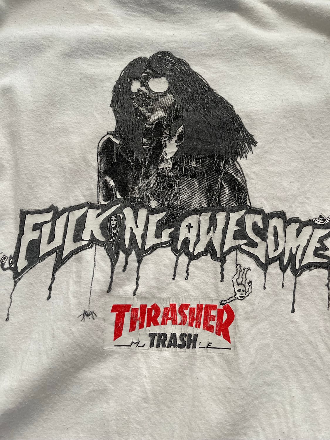 (XL) 퍼킹어썸 트레셔 반팔 화이트 상품이미지4