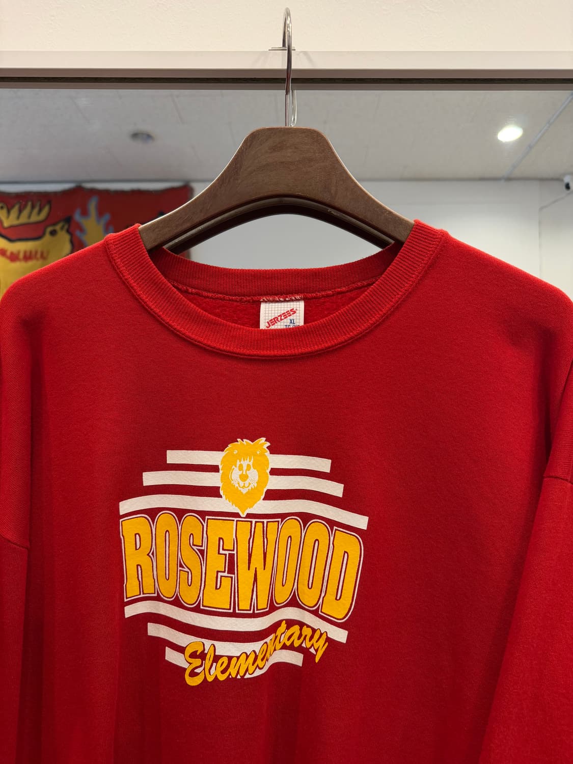 90s Jerzees 저지스 ROSEWOOD 스웻셔츠 (USA) 상품이미지3