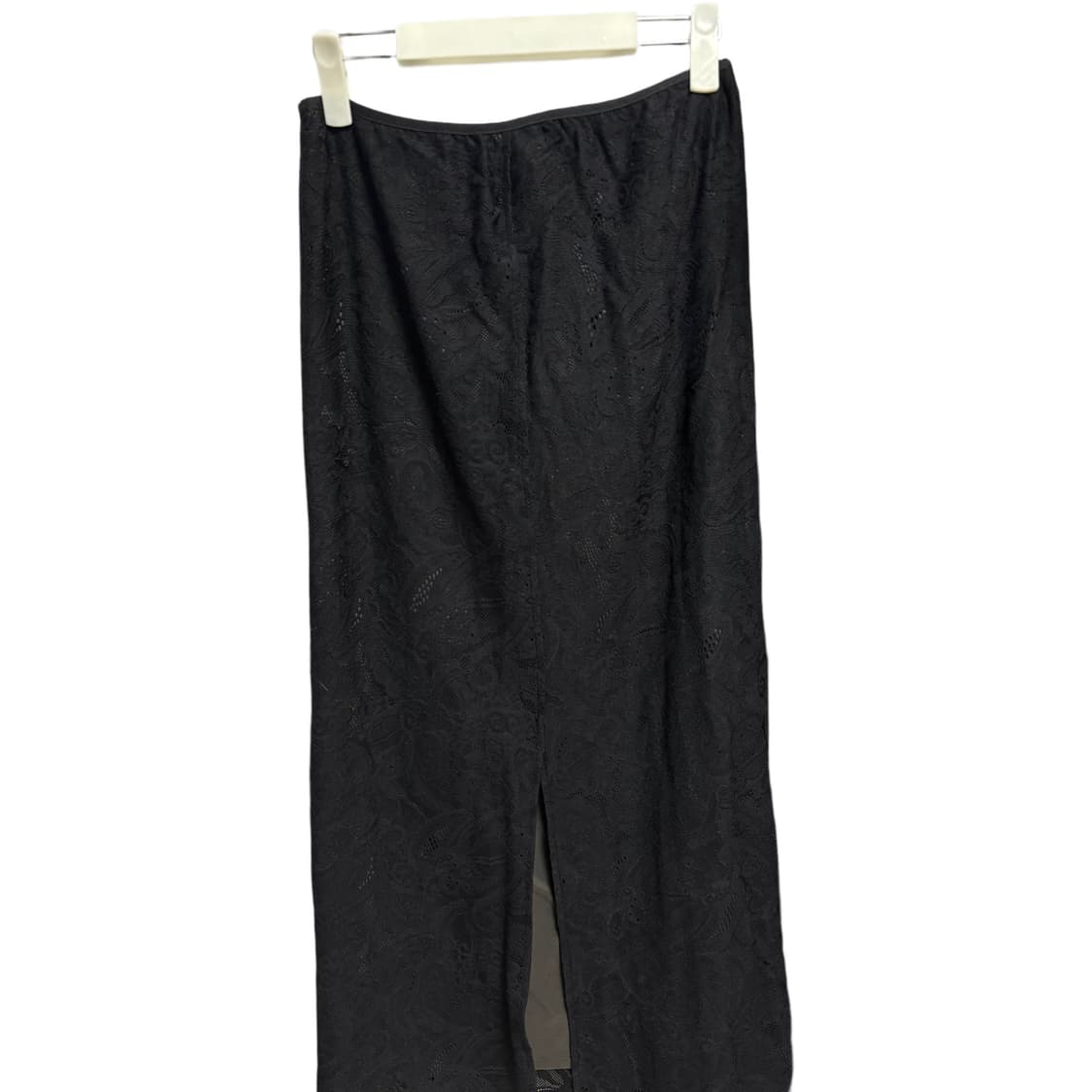 모노하 레이스 스커트 블랙 Lace band long skirt 상품이미지2