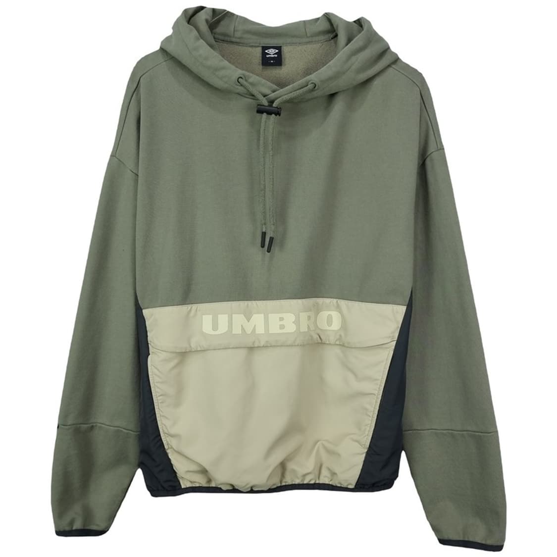 [엄브로] 로고 프린팅 나일론 도킹 오버핏 후드티 M19505 상품이미지2