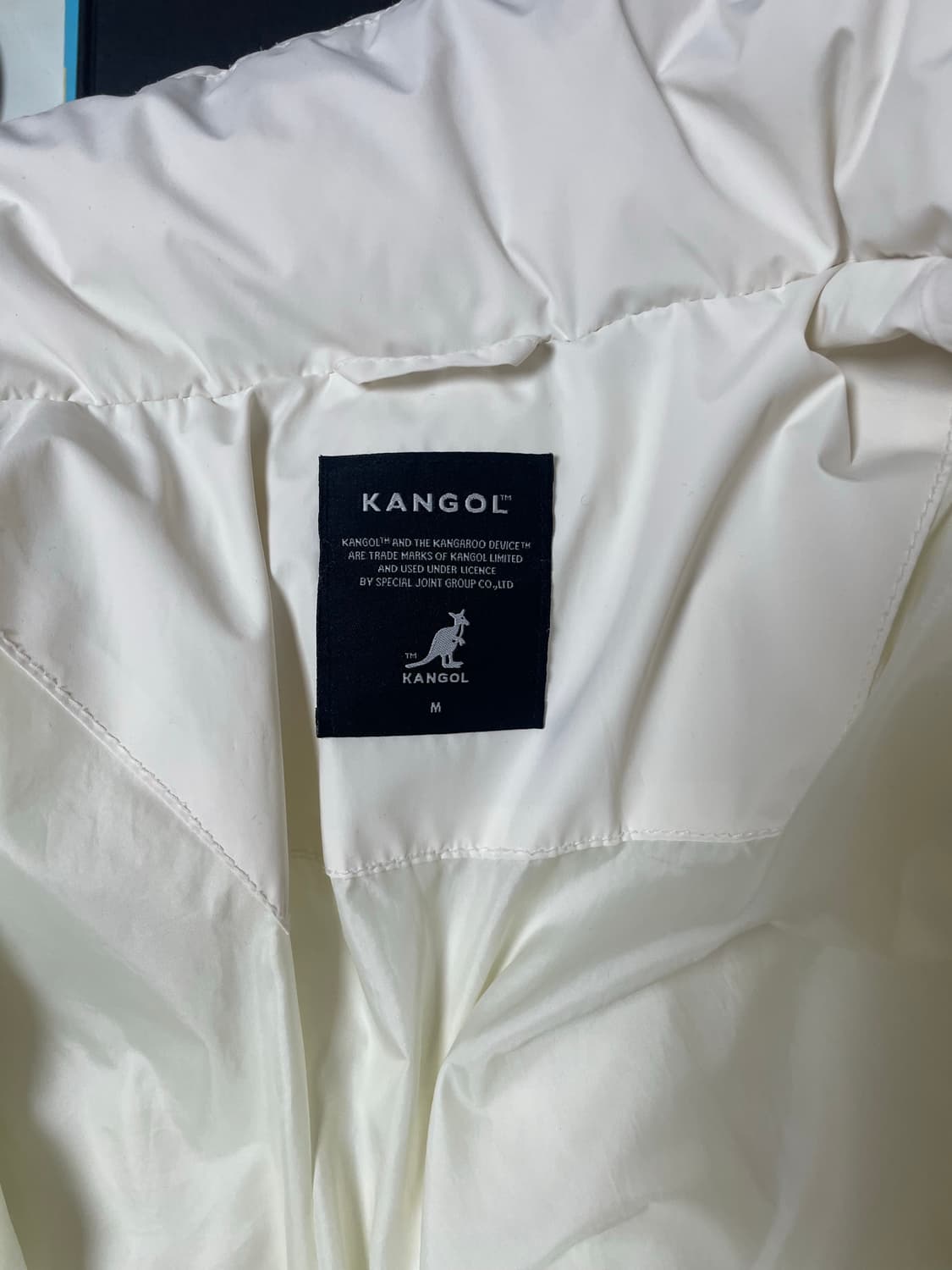 캉골 화이트 패딩 M 상품이미지2