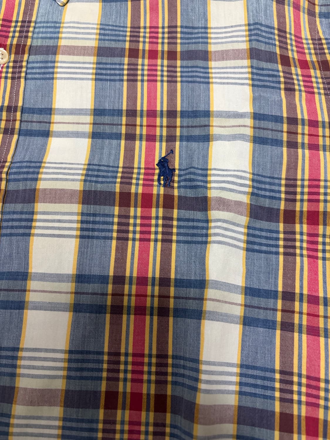 폴로 마드라스 체크 빈팔 셔츠 상품이미지3