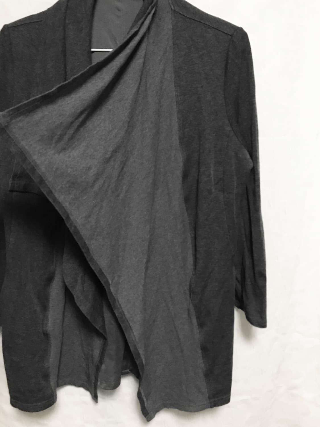 빈티지 vkei 아카이브 빅 카라 배색 오픈 가디건 상품이미지5