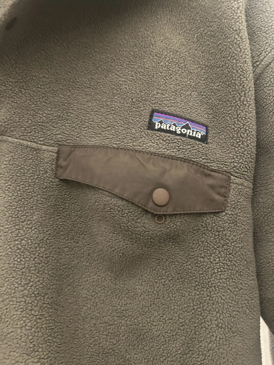L 빈티지 90S 프르투칼메이드 파타고니아 신칠라 올리브 상품이미지6