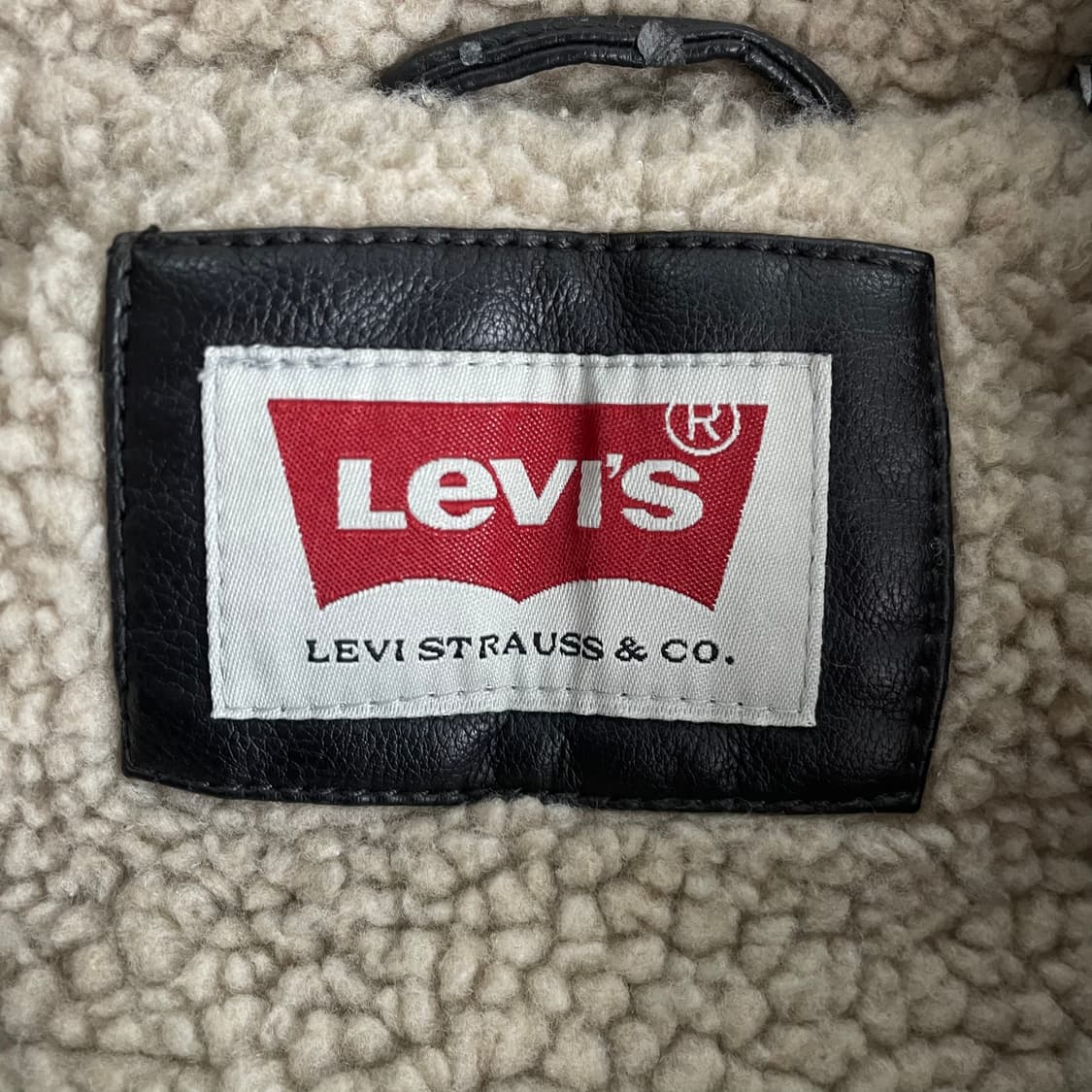 Levis  리바이스 레드탭 레더 쉐르파 자켓 상품이미지6