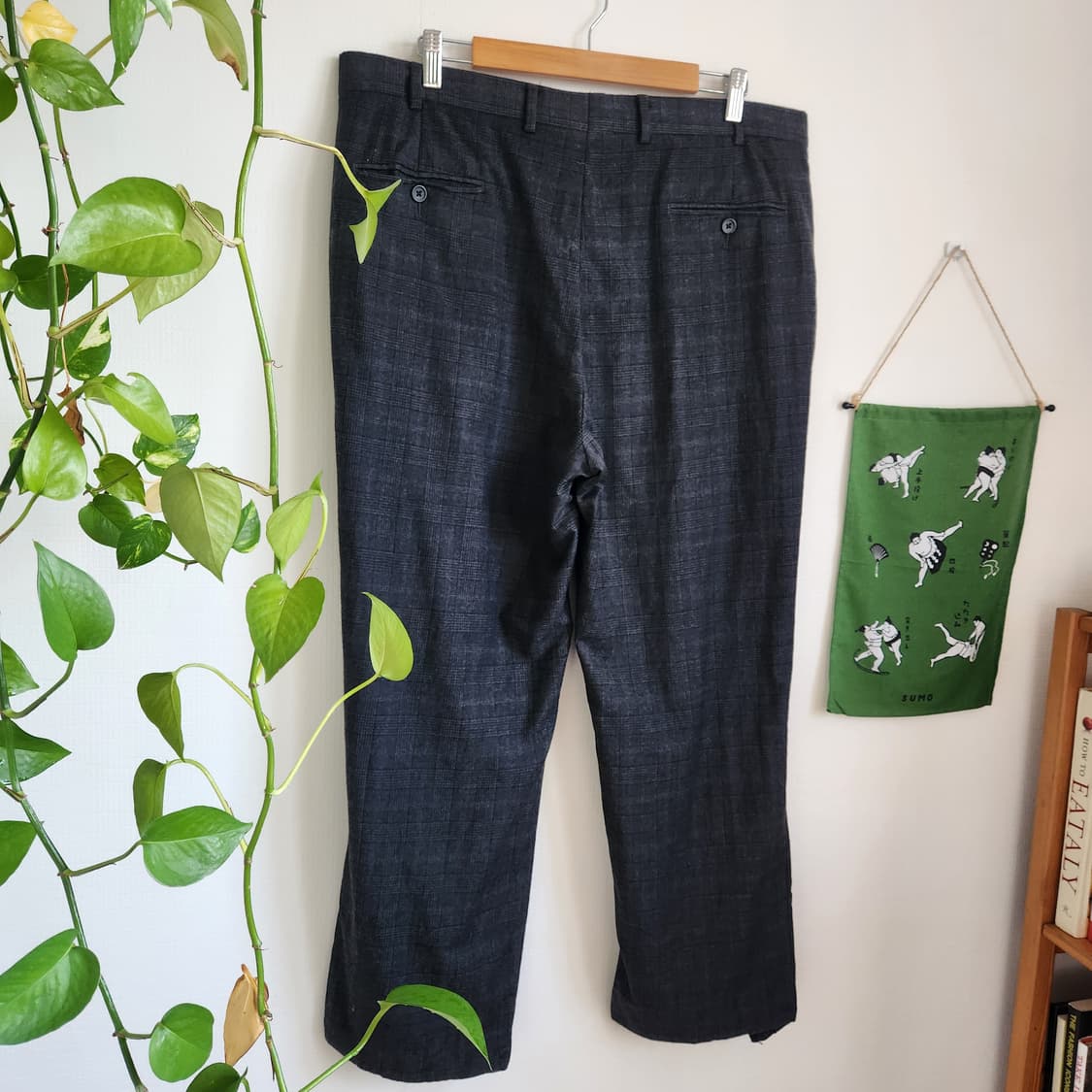 00's 브룩스 브라더스 울 체크 슬랙스 상품이미지6