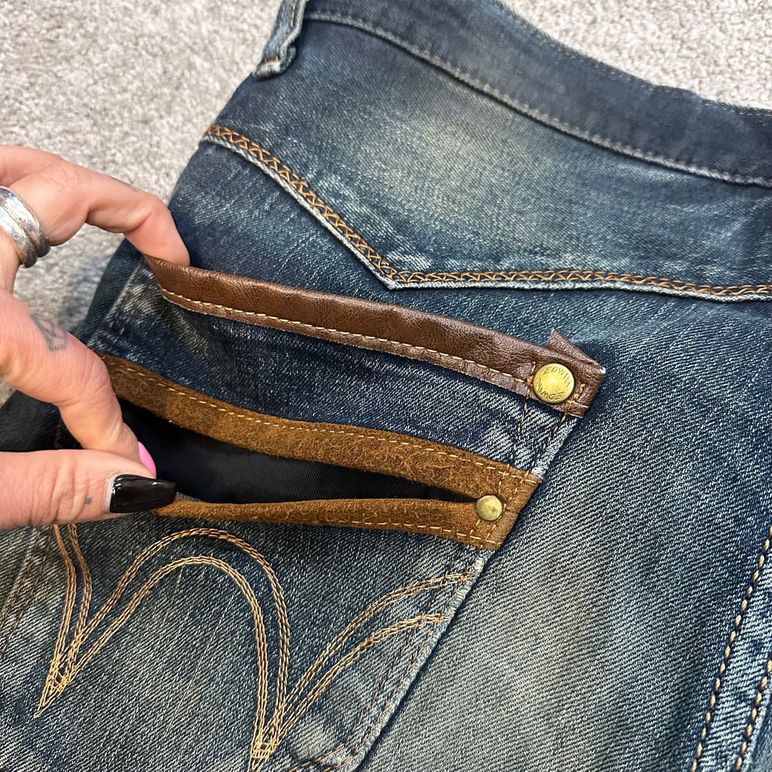 에드윈 EXS403 익스클루시브 빈티지 웨스턴 팬츠(32) 상품이미지3