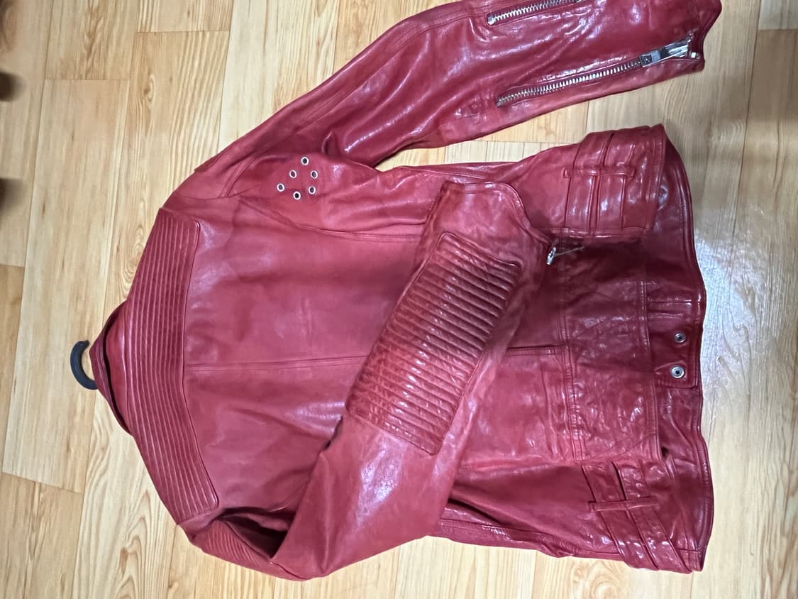 이탈리아산 양가죽 레더 자켓 상품이미지4