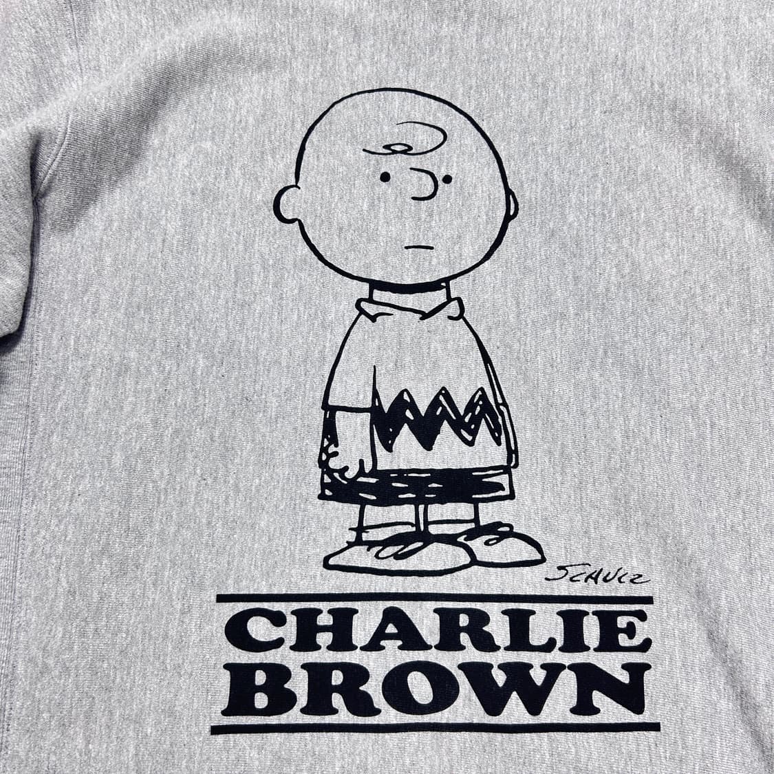 휴스턴재팬 찰리 브라운 그레이 맨투맨(XL) 상품이미지4